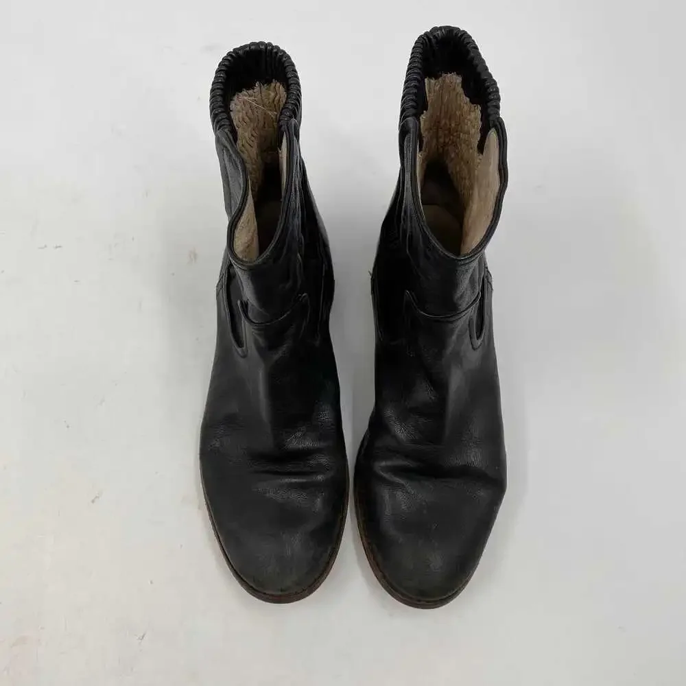 Frye Black Leather Ankle Booties | Women’s Size 6.5